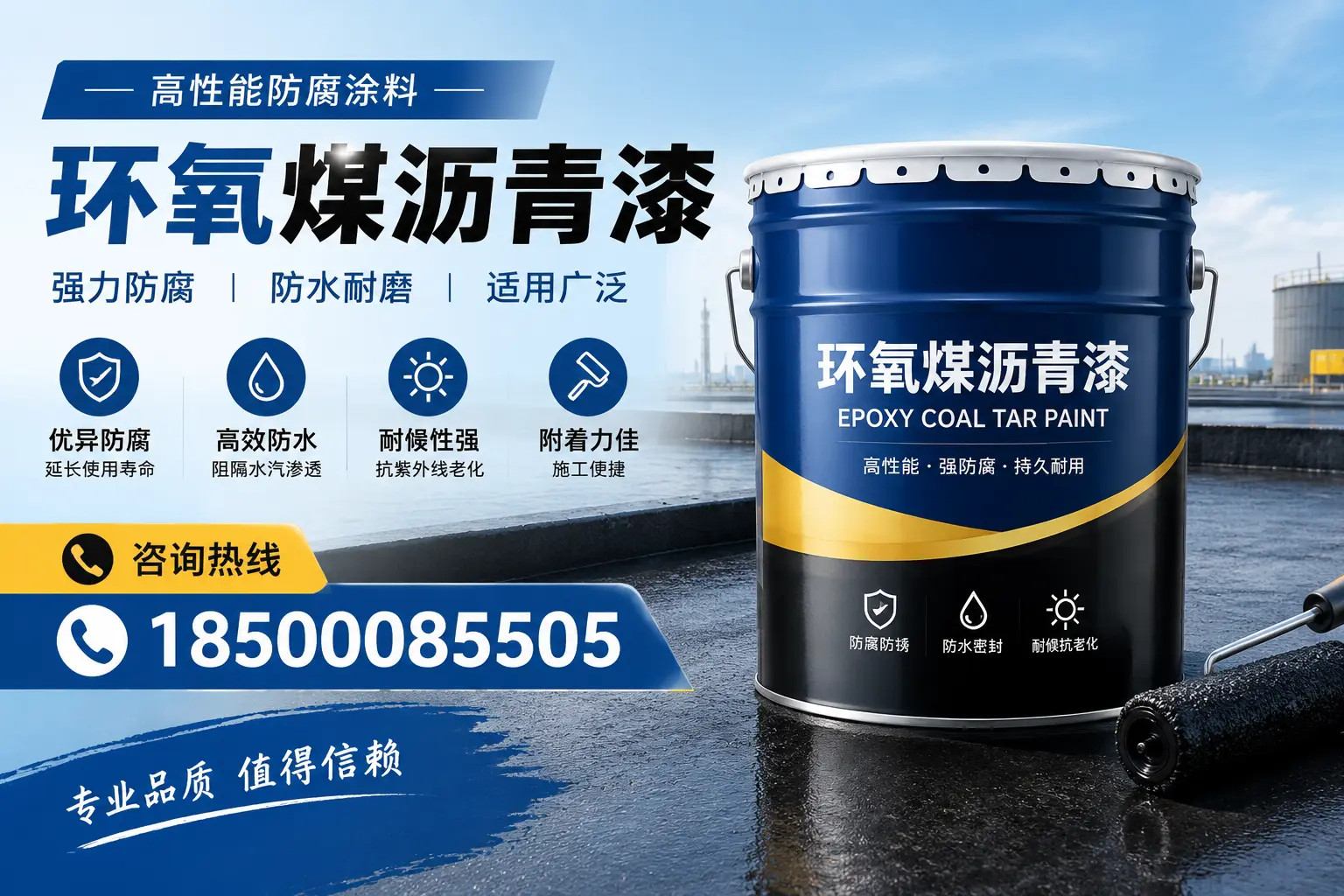 环氧煤沥青漆的主要成分与功能，绍兴用户深度了解